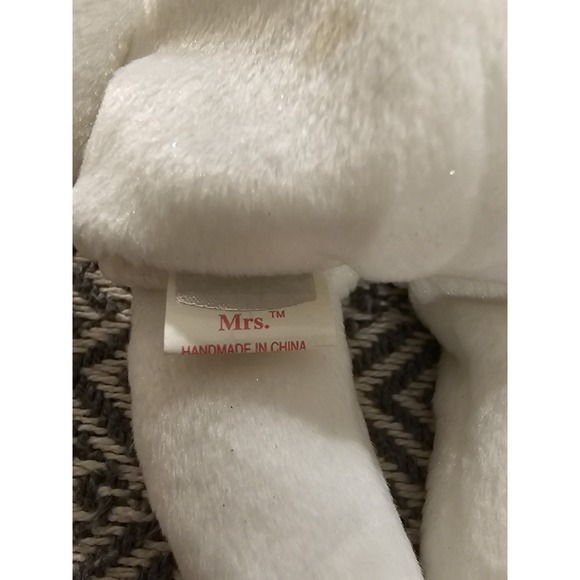 Vibtage 2001 Mrs. Beanie Baby by Ty (NWT) Wedding Gift Plush Stuffed Animal - Picture 6 of 10